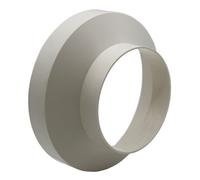 Kair Ducting Reducer 150mm To 100mm - 6 To 4 Inch Duct Pipe Reduction Connector For Extract Fans And Ventilation Units