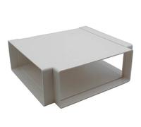Kair Equal T-Piece Adaptor 220mm X 90mm For Rectangular Plastic Ducting