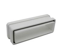 Kair Fast Seal 204mm X 60mm Ducting Quick Fit Connector For Extending Rectangular Flat Pipes Together