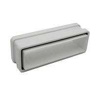 Kair Fast Seal 204mm x 60mm Ducting Quick Fit Connector for Extending Rectangular Flat Pipes Together