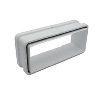 Kair Fast Seal 220mm X 90mm Ducting Quick Fit Connector For Extending Rectangular Flat Pipes Together