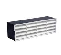 Kair Rectangular 204X60mm White Airbrick