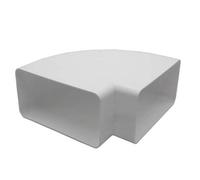 Kair Rectangular Ducting 180mm X 90mm - Horizontal Bend 90 Degree