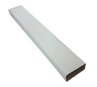 Kair Rectangular Flat Ducting 150mm x 70mm - 1 Metre Length Flat Channel Pipe