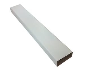 Kair Rectangular Flat Ducting 150mm x 70mm - 1 Metre Length Flat Channel Pipe