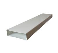 Kair Rectangular Flat Ducting 204mm X 60mm - 1 Metre Length Flat Channel Pipe