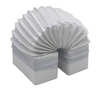 Kair Rectangular Flexible Bend 110mm x 54mm - 500mm Length PVC Hose | Fits over Kair 110 x 54mm Ducting Pipe, works with either flexible hose or rigid duct to bypass