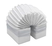 Kair Rectangular Flexible Bend 150mm x 70mm - 500mm Length PVC Hose | Fits over Kair 150 x 70mm Ducting Pipe, works with either flexible hose or rigid duct to bypass