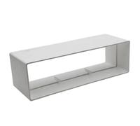 Kair Rectangular Straight Connector 204mm X 60mm Flat Pipe Joint