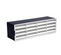 Kair System 204 204x60mm White Plastic Airbrick Grille