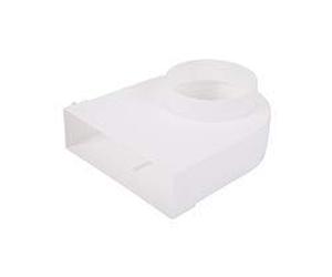 KAIR System 204 Plenum Bend with Fixed Elbow 100MM Spigot | For compatible ventilation ducting
