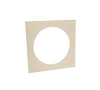 Kair Wall Plate 125mm - 5 inch for Round Ducting | Lightweight plastic construction, For compatible ventilation ducting