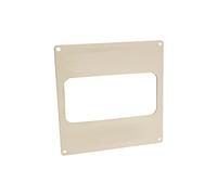Kair Wall Plate 150mm x 70mm for Rectangular Ducting | Square cover with 4 x screw holes and open socket, Socket Dimensions W: 156mm and H: 72mm L: 2mm