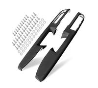KAIRAY 80994 Front Driver & Passenger Armrest, Door Panel Compatible with Chevy Silverado Avalanche Suburban GMC Sierra 2010-2014, 27 in Door Release Handle Above Arm Rest, GM# 84127280, Black