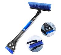 Kairiyard Ice Scrapers for Car Windshield, Upgraded 31 Inch Snow Scraper and Brush Combo Extendable 360° Pivoting Ice Snow Removal Tool for Car, Truck, SUV, Christmas(Blue)