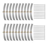 KAIRUIERD Back Box Repair Clip 20 Pcs Switch Socket Screw Hooks Wall Socket Universal 86 Type Switch Box Repair Tool Electrical Socket Mount Cassette Screw Hook Steel Junction Box Fixing