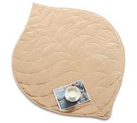 Kaisa Weighted Lap Blanket 7 lbs 41" x 53", Cozy Luxury Crystal Velvet Small Weighted Blanket for Adults, Portable Travel Weighted Blanket for Relaxation, All-Season Blanket, Machine Washable, Khaki