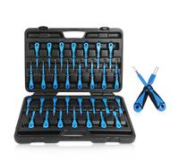 KAISAL 30PCS Terminal Removal Tool Kit Automotive Electrical Pin Removal Set Car Wire Connectors Terminal Release Tool Pin Extractor Depinning Tool Update Terminal Ejector Kit