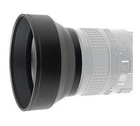 Kaiser 206822 55mm 3-In-1 Rubber Lens Hood (Black)