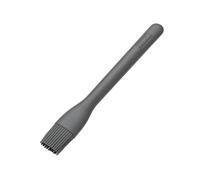 KAISER 2300669434 100% Silicone Dishwasher Safe Silicone Brush Heat Resistant Fine Brush Bristles for Non-Stick Cookware Grey