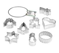 Kaiser 8x Cookie Cutters Dough Christmas Cookies Large