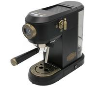 Kaiser Empire KA 2005 Retro Vintage Style Espresso Coffee Machine, Stainless Steel Leather Handle Portafilters, Removeable Drip Tray, 1.1L Water Tank (Black)