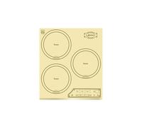 Kaiser Art Deco 45cm Induction Hob | Ivory Cooktop 3 Cooking Zones