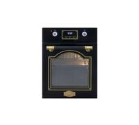 Kaiser Art Deco Narrow Electric Oven | 45cm Wide Black Built-In Oven