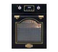 Kaiser Art Deco Narrow Electric Oven | 45cm Wide Single Built-In Oven (Black)