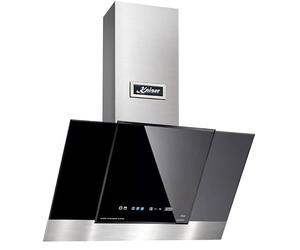 Kaiser AT 8438 F Eco | Grand Chef 80cm Cooker Hood | Black & Silver Wall Mounted Chimney Kitchen Extractor Fan