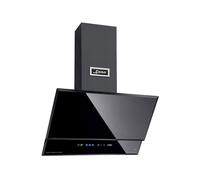 Kaiser Avantgarde Pro 70cm Black Chimney Cooker Hood AT 7410 F Eco - Perimeter Suction, LCD Touch, 3 Speeds, Odour Absorber/Extractor
