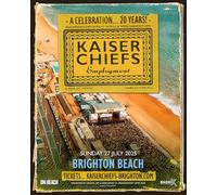 Kaiser Chiefs Brighton 2025 A3 A4 Print Poster Wall Art Home Decor Album Gift Present Photo Living Room Dining Room Bedroom Concert Gig (A4)
