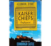 Kaiser Chiefs Edinburgh Castle 2025 A3 A4 Print Poster Wall Art Home Decor Album Gift Present Photo Living Room Dining Room Bedroom Concert Gig (A4)
