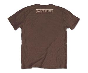 Kaiser Chiefs Everything Is Brilliant T-Shirt in Brown | Size: Large Kaiser Chiefs Brown L