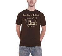 Kaiser Chiefs Men's KAISTS01MBR01 T-Shirt, Brown, Small