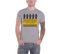 Kaiser Chiefs Men's KAISTS02MG05 T-Shirt, Marl Grey, XXL