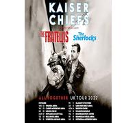 Kaiser Chiefs The Fratellis UK Tour 2022 A3 Print Poster Wall Art Home Decor Album Gift Present Photo Living Room Dining Room Bedroom Unframed Concert Tour Gig Live Show Music Arena