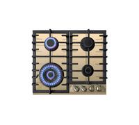 Kaiser Empire Turbo Gas Hob | 4 Burners | Mains or LPG | Ivory Glass Cooktop