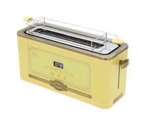 Kaiser Empire Vintage Retro Electric 2 Slice Toaster, Retro Design, Extra Wide Slots, Defrost Option, Adjustable browning with countdown timer, Warming Rack Included (Classic Ivory)
