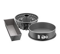 Kaiser Inspiration 3 Piece Set Spring Shape Ø26 cm Cake Mould 30 cm Savarin Mould Diameter 22 cm Made in Germany Good Non-Stick