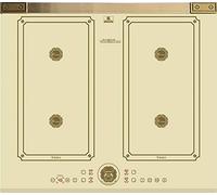 Kaiser KCT 6745 | Art Deco 59cm Induction Hob | 4 Burner Free Zone Cooktop (Ivory)