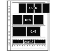 KAISER 2610 PACK 100 SHEETS 120 620 FILM NEGATIVE STORAGE FILING PAGES GLASSINE