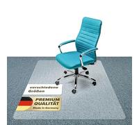 KAISER plastic® Chairmat Carpet PC 90x120 cm | Plastic Carpet Protector Chair Mat | Clear Desk Floor Protector for Carpets