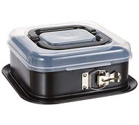 Kaiser Inspiration Spring Pan Square 24x24 Cm With Cover Mold Black