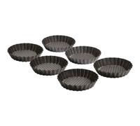 Kaiser Tartlets 6 Piece Baking Accessories, Patisserie Cake Pans 10cm