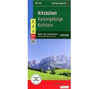 Kaisergebirge Kufstein Hiking, Cycling and leisure map: Kaisergebirge - Kufstein, mit APP, wasserfest und reißfest