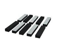 KAISH 10-Pack 60x12x7mm Guitar Bass Pickup Mounting Pad Cushions Pickup Height Foam for Strat/Tele Pickups