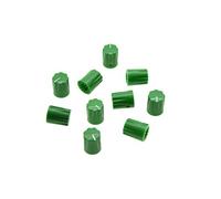 KAISH 10pcs Green Guitar Scalloped Edge Amplifier Knob Cylinder Effect Pedal Knobs