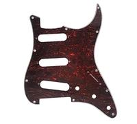 KAISH 11 Hole American Vintage 62 Strat/ST Style SSS Single Coil Pick Guard Guitar Pickguard Scratch Plate for Stratocaster/Strat Red Tortoise