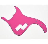 KAISH 13 Hole P Bass Style Pickguard PB Scratch Plate Bass Pickguard for USA/Mexico Precision P Bass Pink 3 Ply